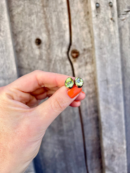 Sonoran Gold & Gold Alchemia Stud Earring