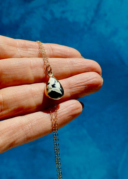 White Buffalo Dainty Necklace