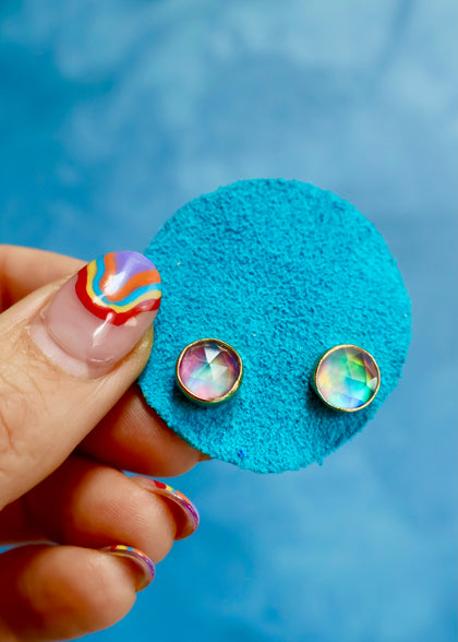 Aurora Opal Studs