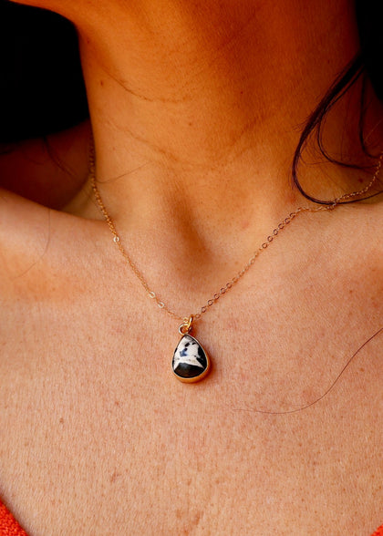 White Buffalo Dainty Necklace