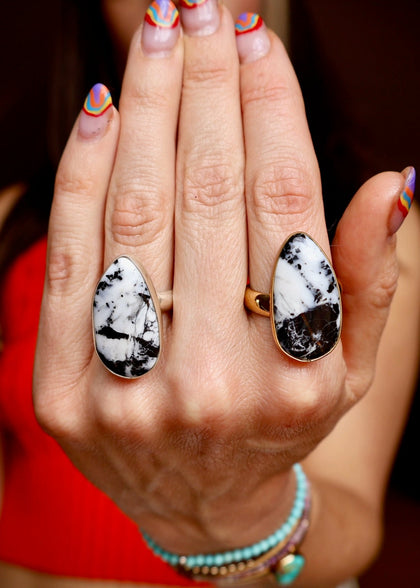 White Buffalo Sister Ring Gold Alchemia