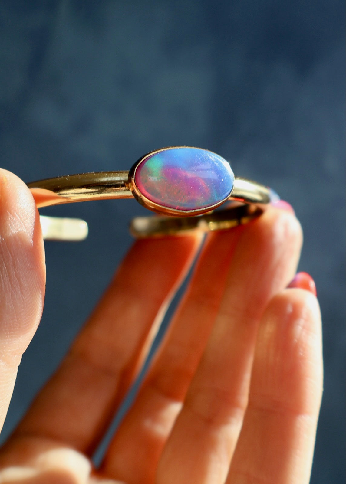 Aurora Opal Cuff Bracelet DT18