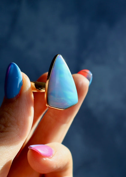 Aurora Opal &Gold Alchemia Ring