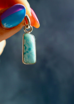 Larimar & Sterling SIlver *Pendant Only* DT74