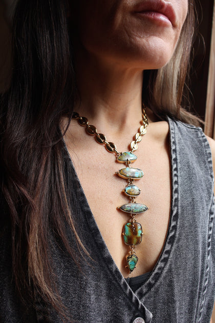 Electric Western "Necktie" Cloud Mountain Turquoise