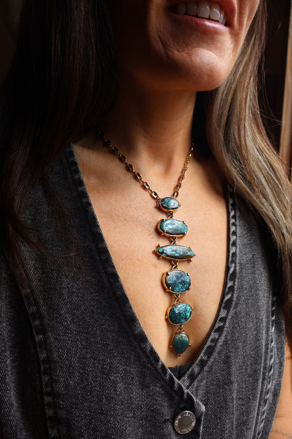 Electric Western "Necktie" Cloud Mountain Turquoise