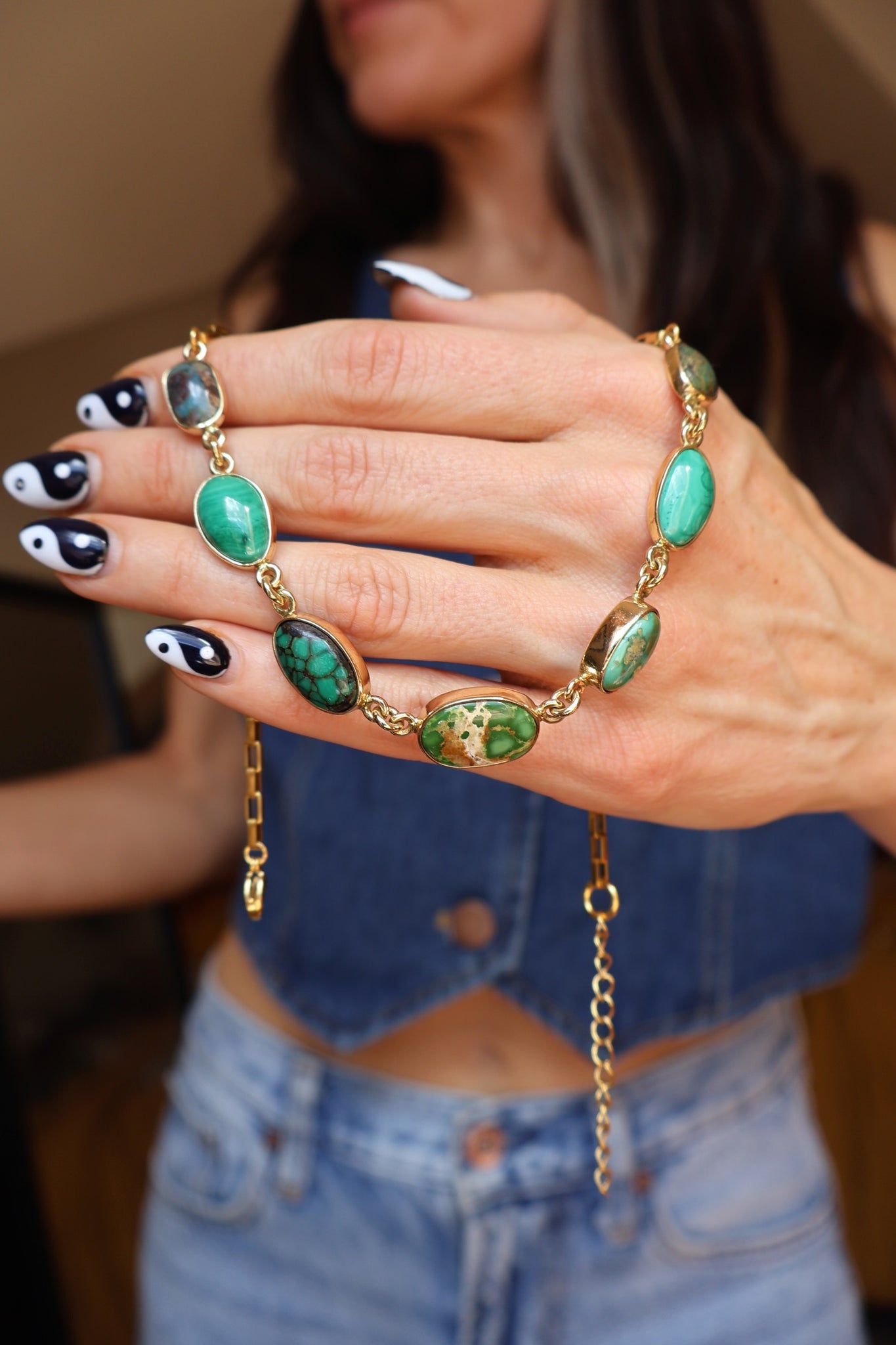 Sonoran Gold Turquoise Choker Necklace EW60