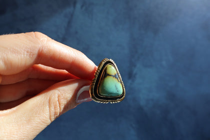 Royston Turquoise Southwest Style Ring Adjustable Size