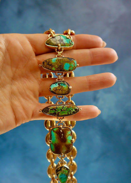 Electric Western "Necktie" Cloud Mountain Turquoise