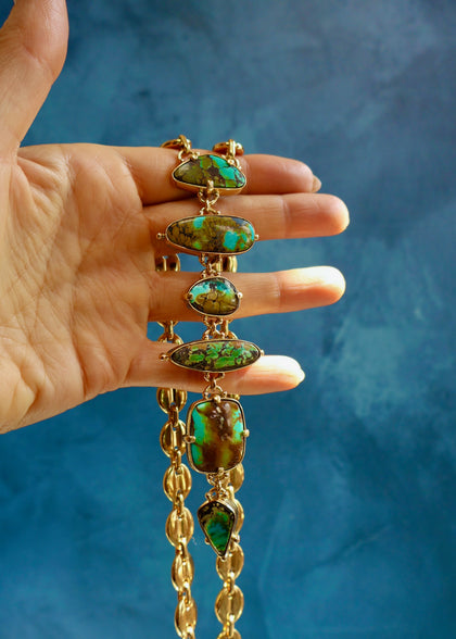 Electric Western "Necktie" Cloud Mountain Turquoise