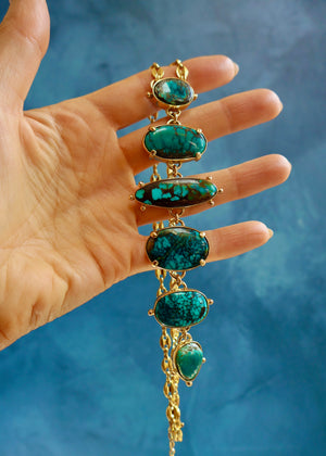 Electric Western "Necktie" Cloud Mountain Turquoise EW63