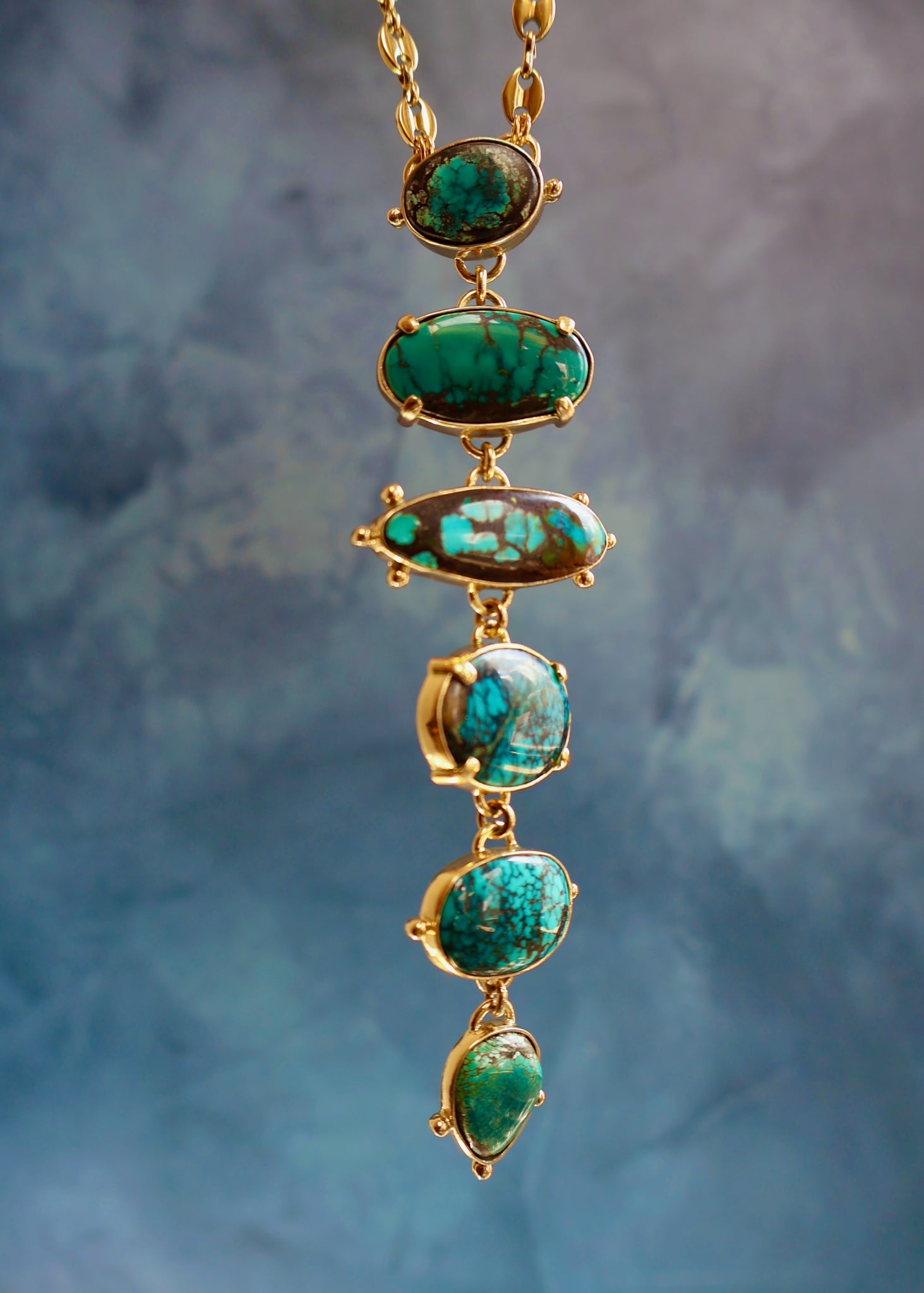 Electric Western "Necktie" Cloud Mountain Turquoise EW63
