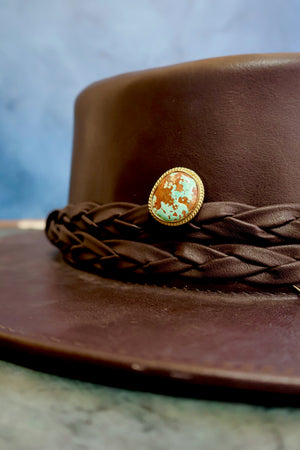 Electric Western Hat Pin Royston Turquoise EW32