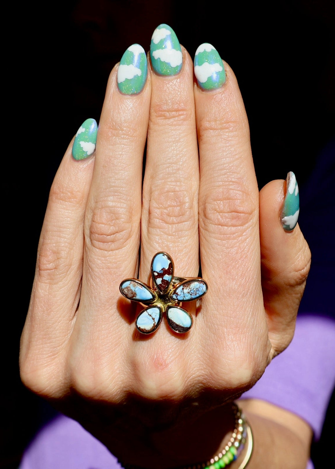 Golden Hills Flower Ring HP53