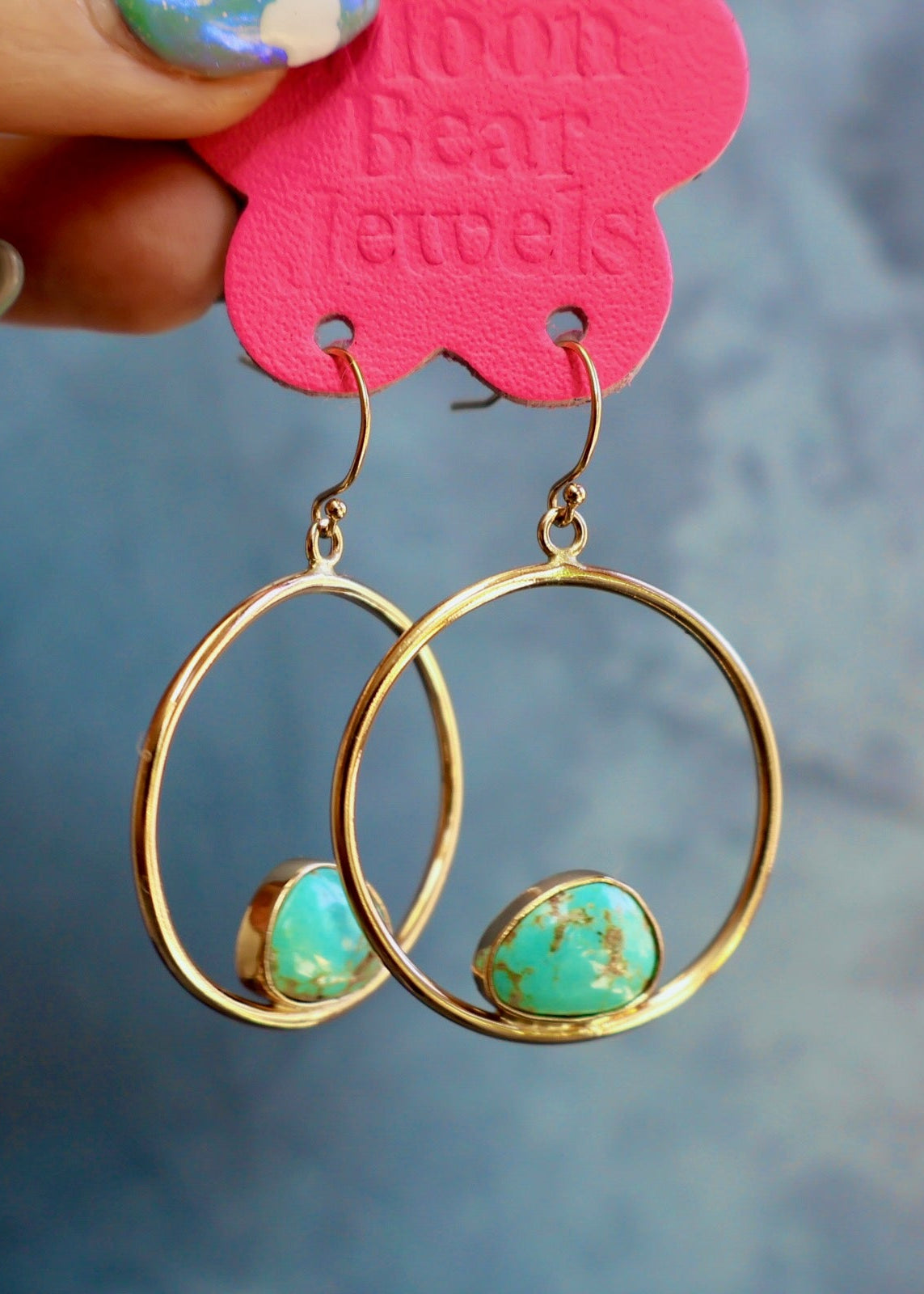 Campitos Turquoise Hoop Earring HP22