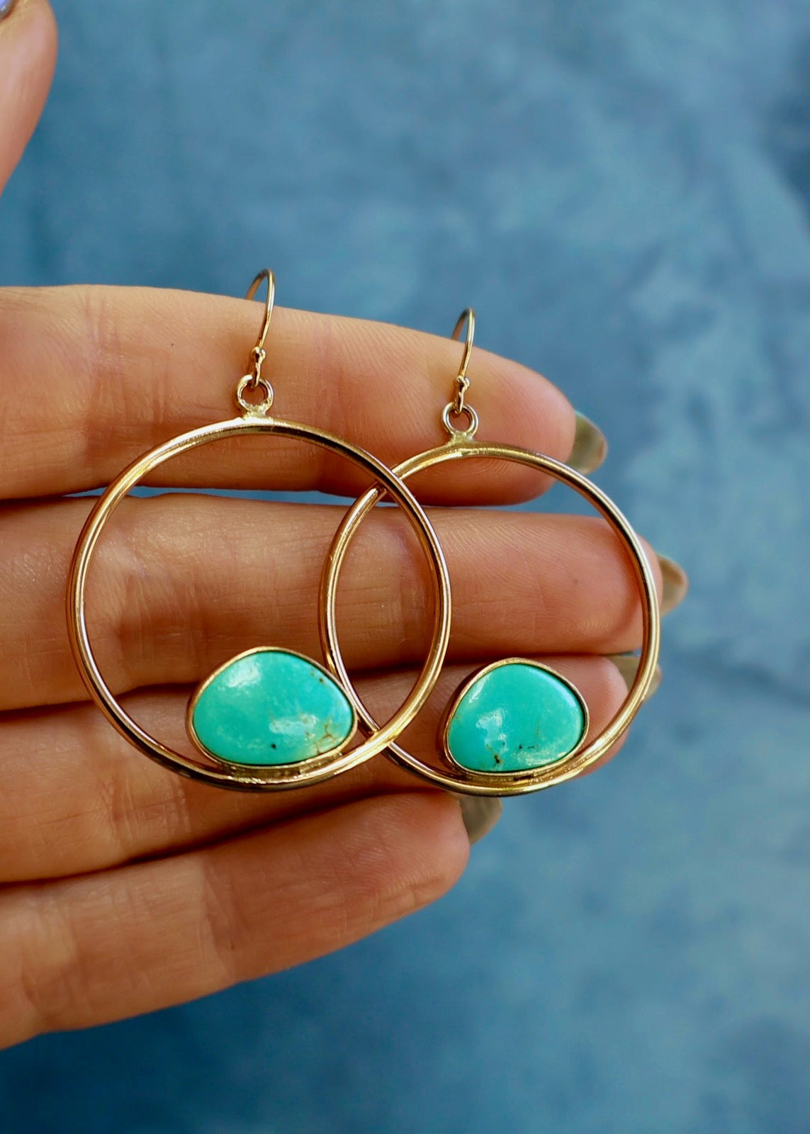 Campitos Turquoise Hoop Earring HP23