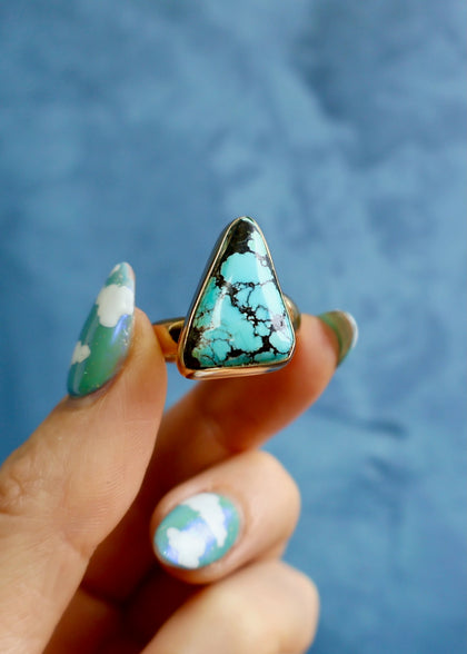 Cloud Mountain Turquoise Ring