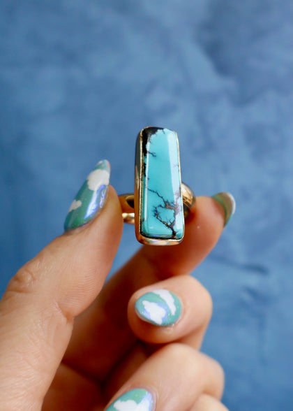 Cloud Mountain Turquoise Ring