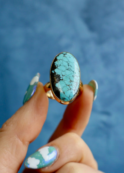 Cloud Mountain Turquoise Ring