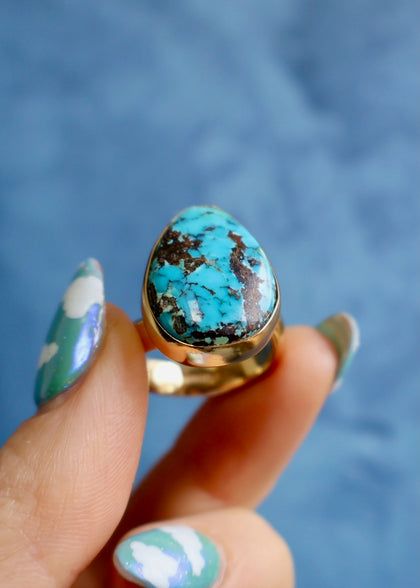 Cloud Mountain Turquoise Ring