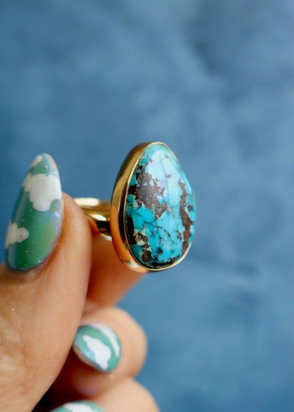 Cloud Mountain Turquoise Ring