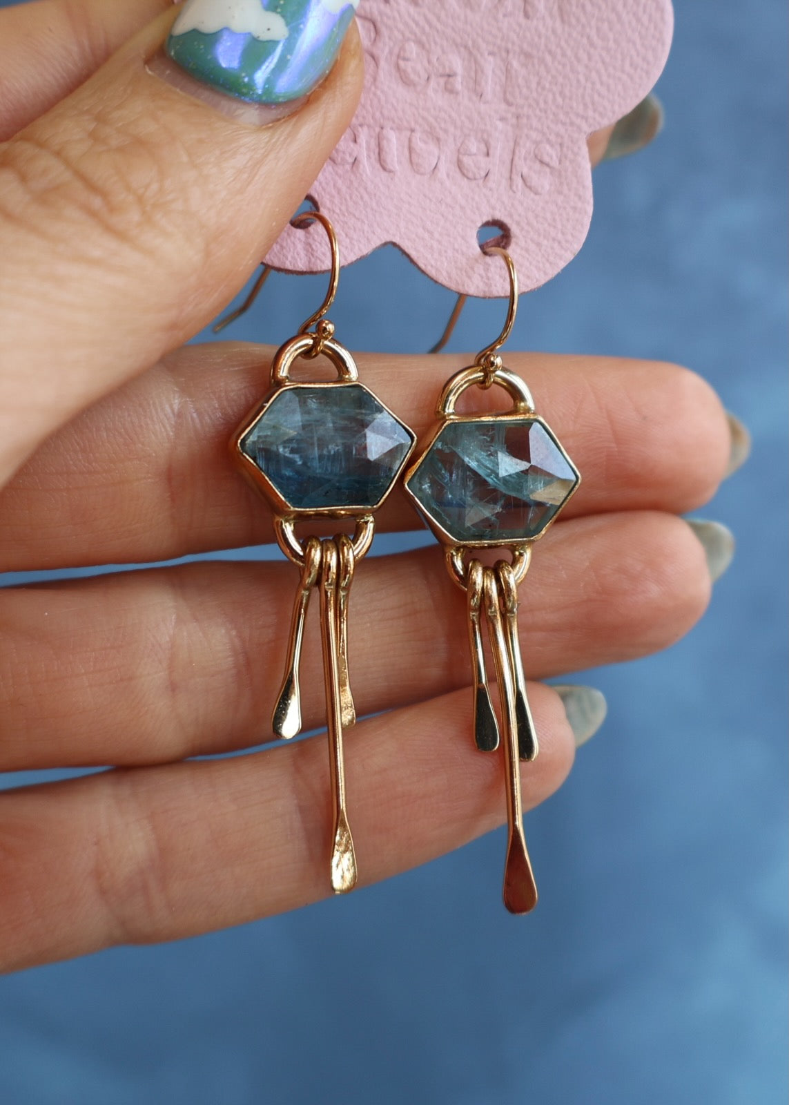 Kyanite Fringe Earring HP65