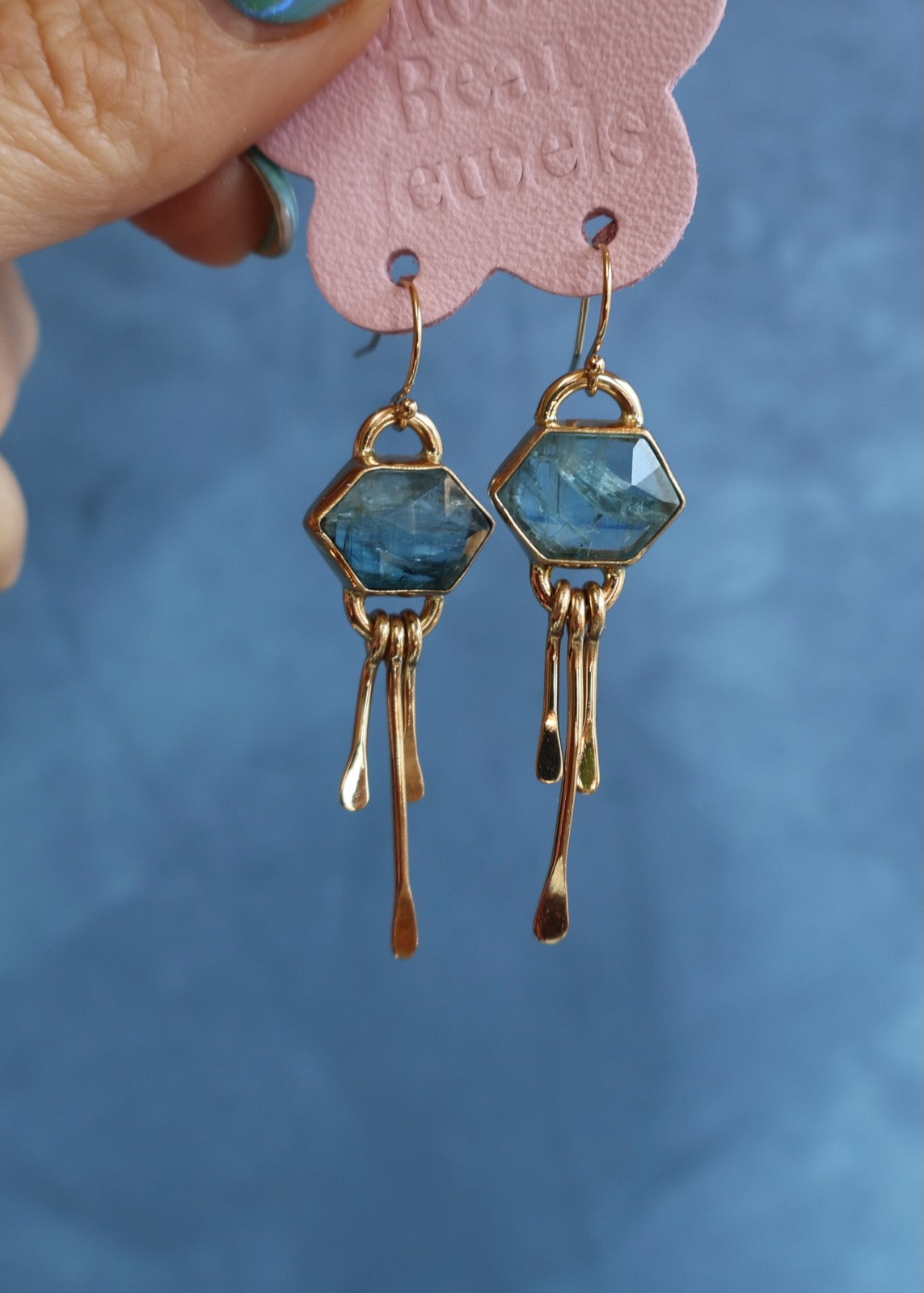 Kyanite Fringe Earring HP65