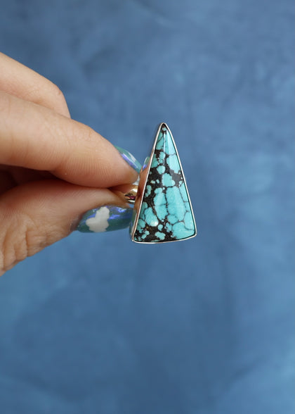 Cloud Mountain Turquoise Ring Sterling Silver