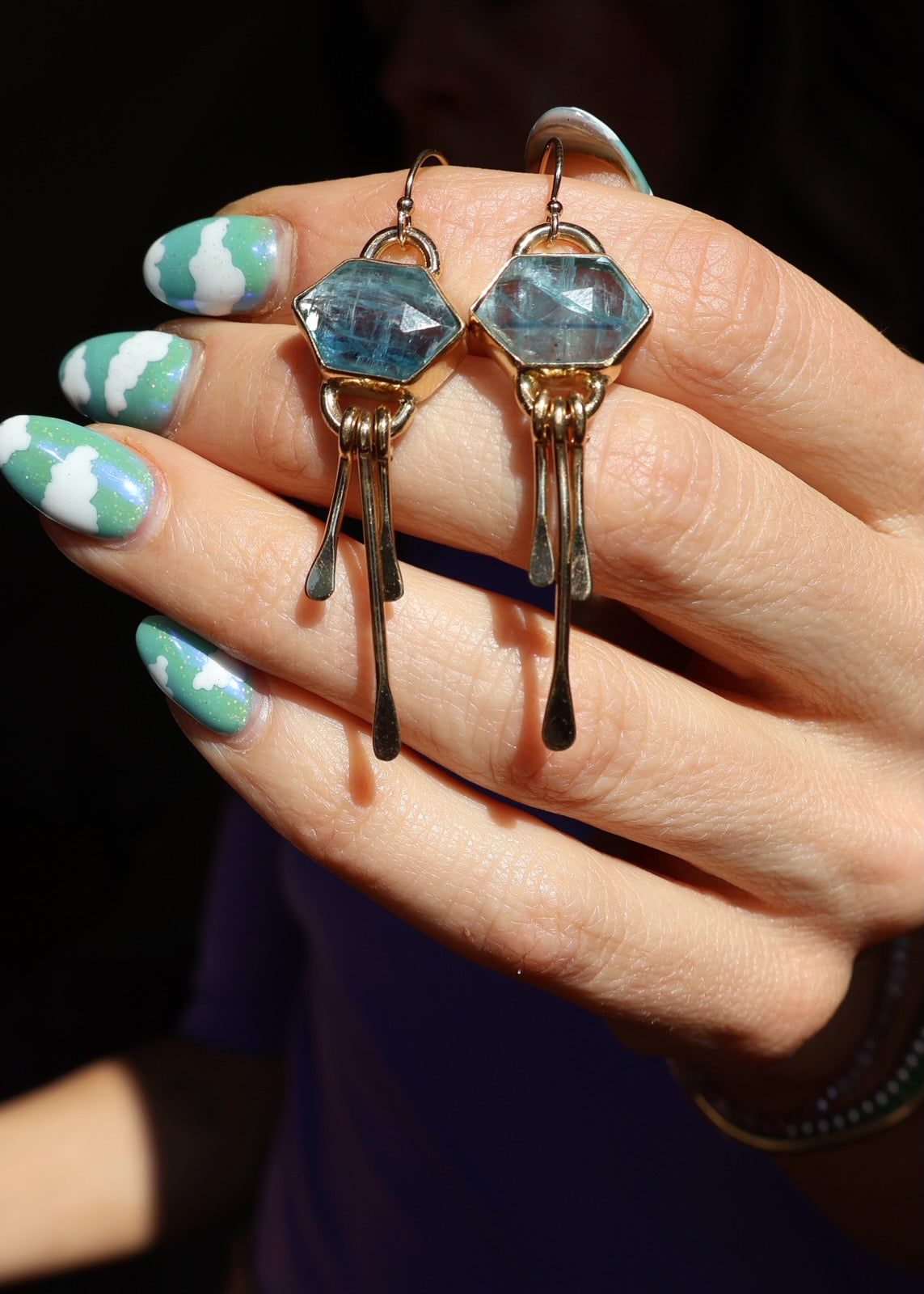 Kyanite Fringe Earring HP65