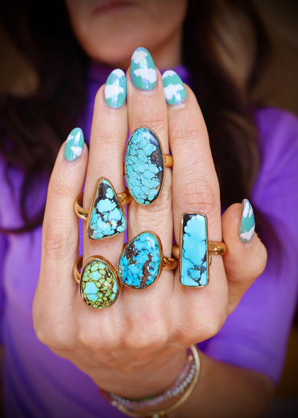 Cloud Mountain Turquoise Ring
