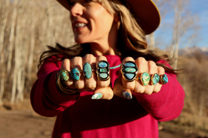 Sonoran Gold Turquoise Ring