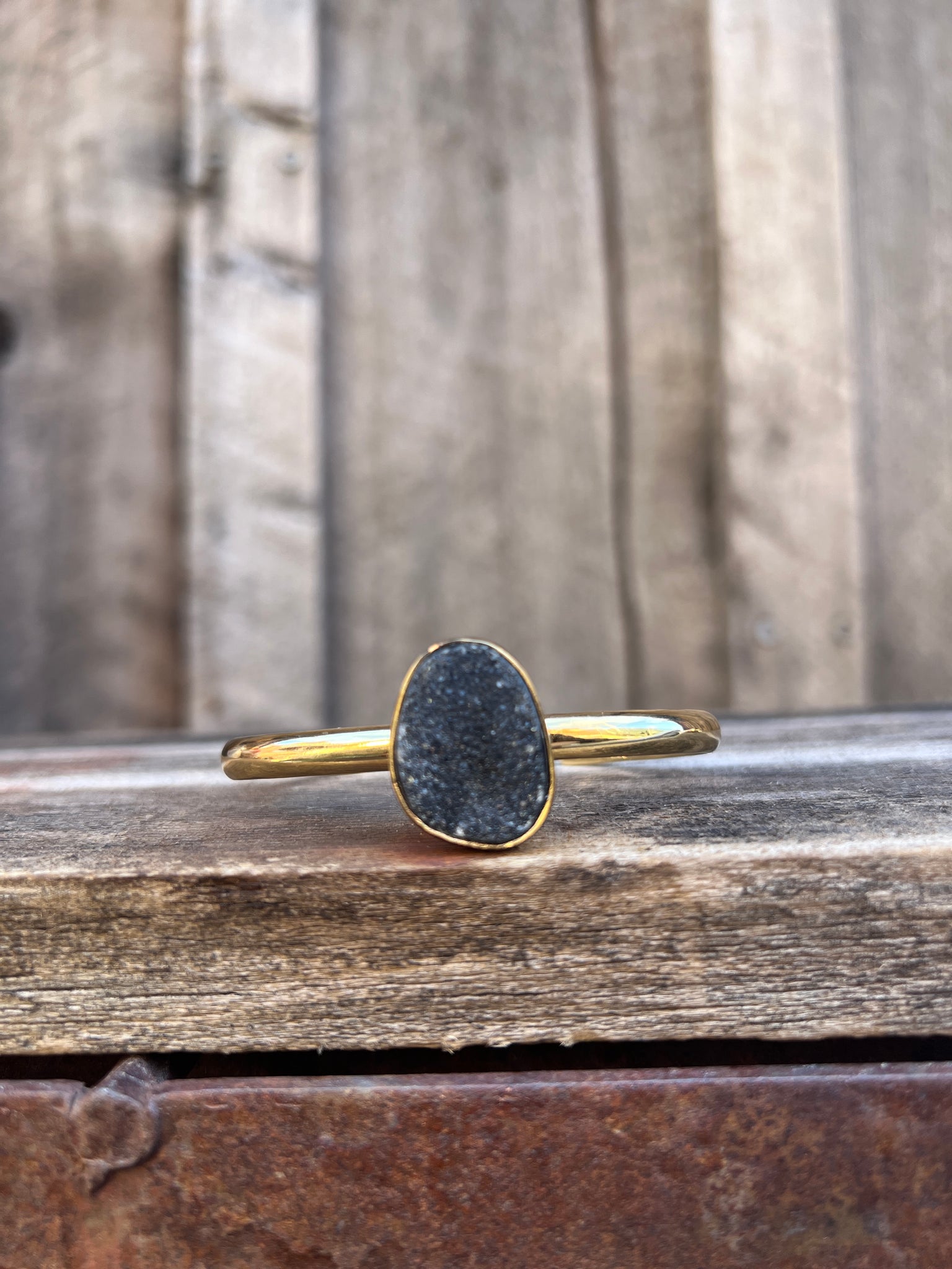 Druzy & Alchemia Cuff Bracelet