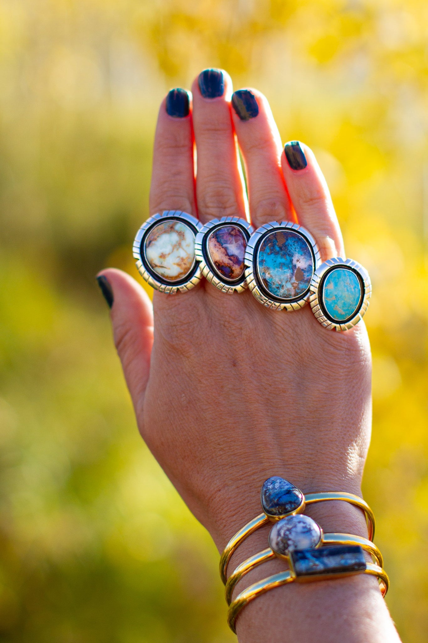 Druzy & Alchemia Cuff Bracelet