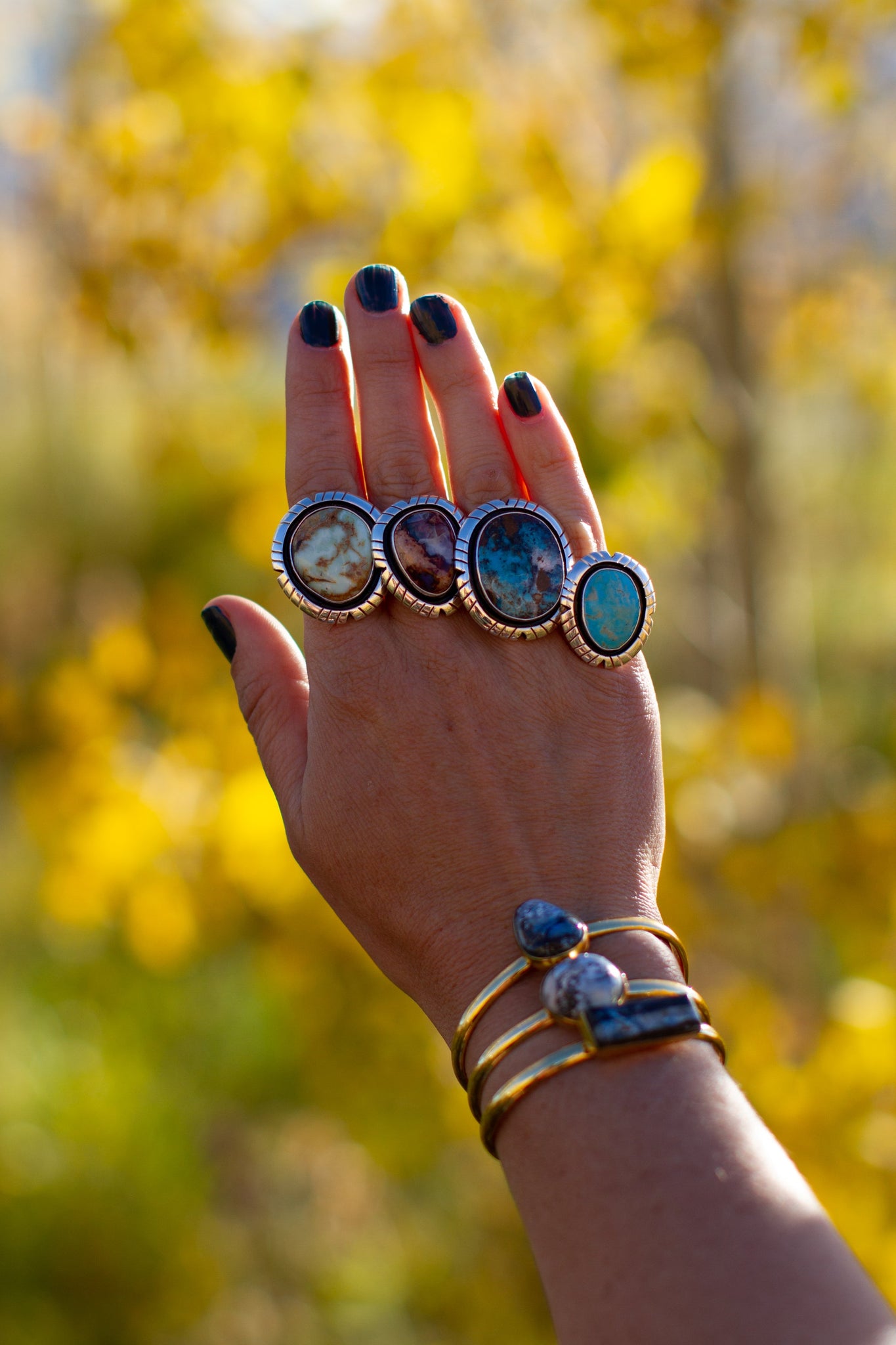 Druzy & Alchemia Cuff Bracelet