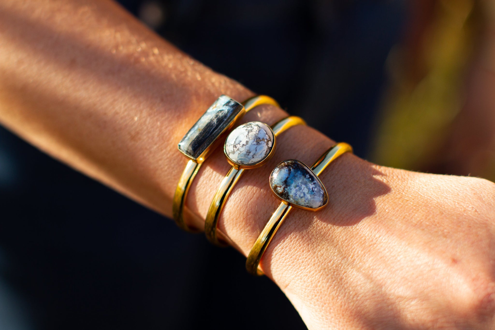 Druzy & Alchemia Cuff Bracelet